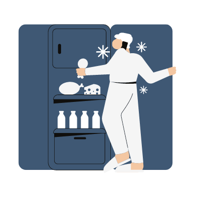 capacité de rangement du frigo